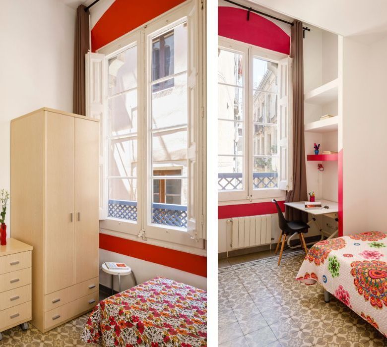 Habitacion individual residencia Reina de la Pau