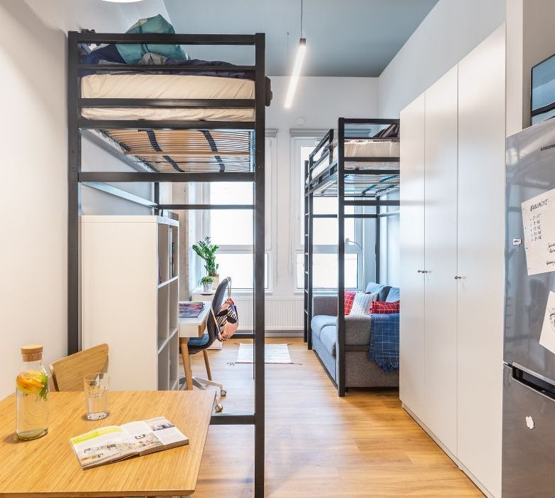 Gemeinsame Mezzanine-Wohnung der Xior-Universität Krakau