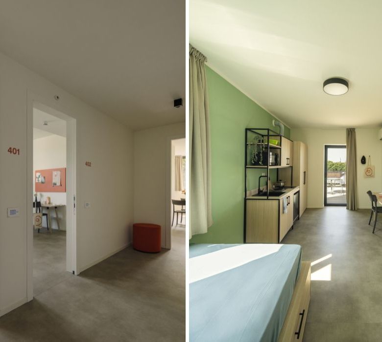 Residencias de Estudiantes Campus Novara y Vía Tollegno