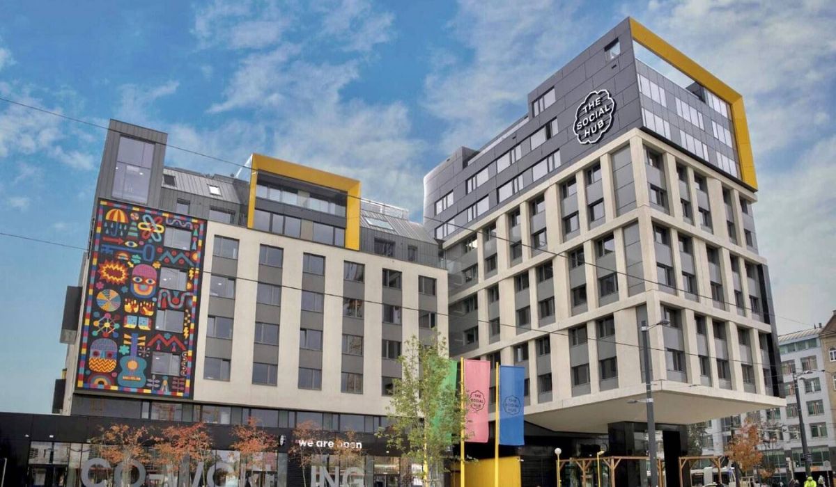 Studentenwohnheim „The Social Hub“, Praterpark, Wien