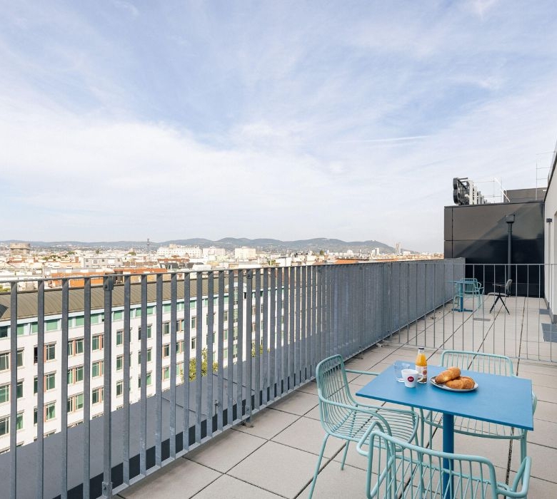Studentenwohnheim „The Social Hub“, Praterpark, Wien
