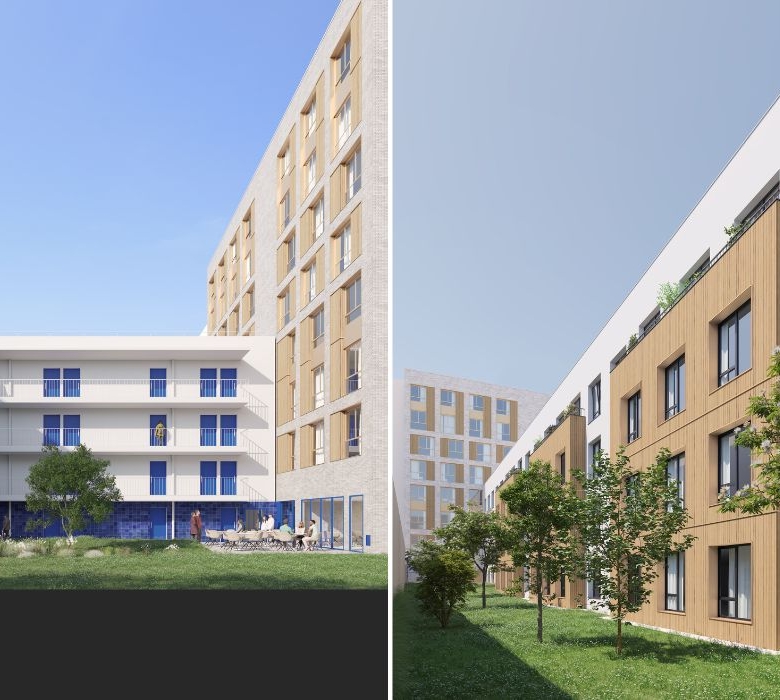 Residencia Universitaria Canvas Student París Blue