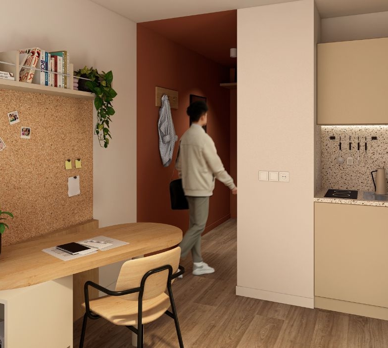 Residencia Universitaria Canvas Student París Blue